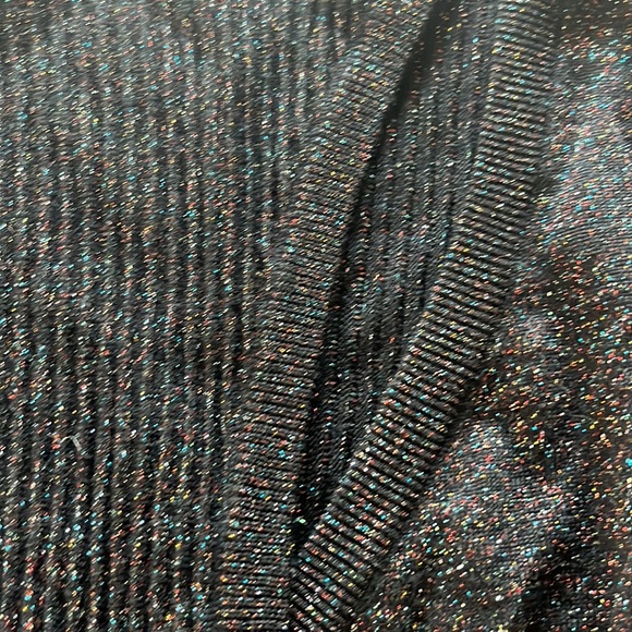 Michelle Mason Sweater from Intermix- Black, metallic, cutout detail wool Size S - Picture 2 of 5